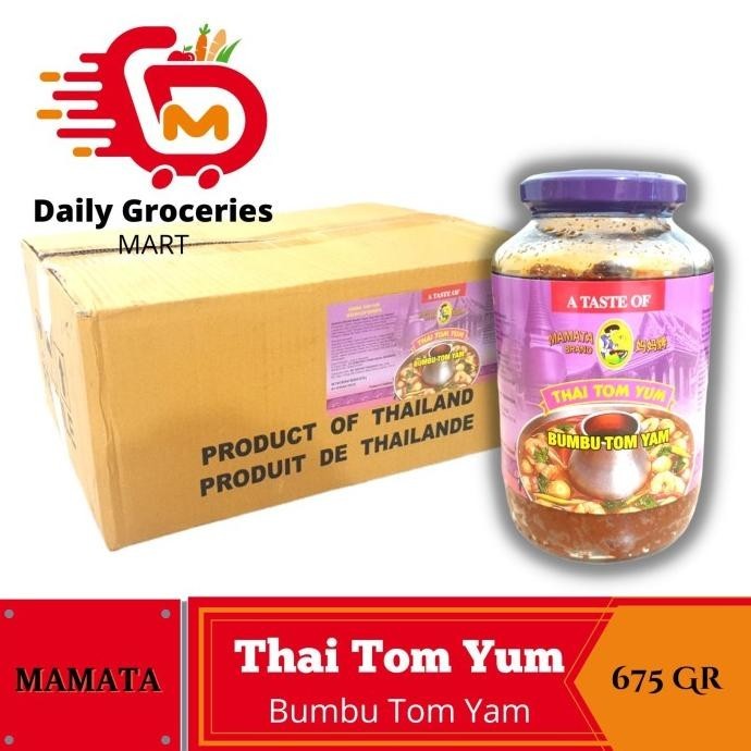 

NEW PRODUK BUMBU TOM YAM MAMATA THAI TOM YUM PASTE - BUMBU TOMYAM THAILAND 675GR !!!!!