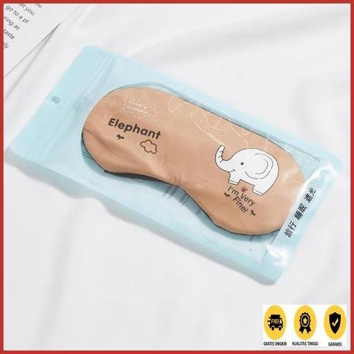 Terlaris Penutup Mata Tidur Eye Cover Mask Kacamata Anak Motif Hewan Binatang Kartun Simple Cartoon 