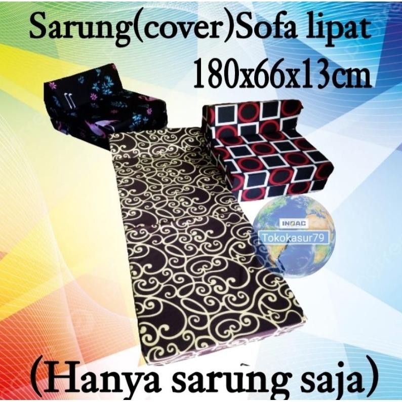 [VARIAN BARU] sarung sofa lipat cover sofa lipat sarung sofa lipat inoac