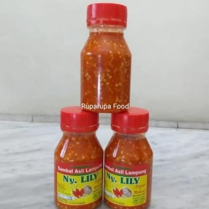 

NEW PRODUK SAMBAL ASLI LAMPUNG NY. LILY 300 GR !!!!!