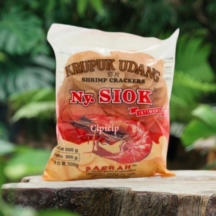 

Kerupuk - Krupuk Udang Ny Siok Oval 500gr OLEH OLEH KHAS SIDOARJO