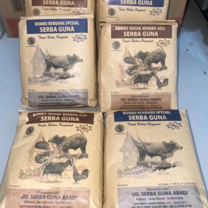 

len Bumbu masak minang Asli Serba guna 1000gram @kemasan 250gram