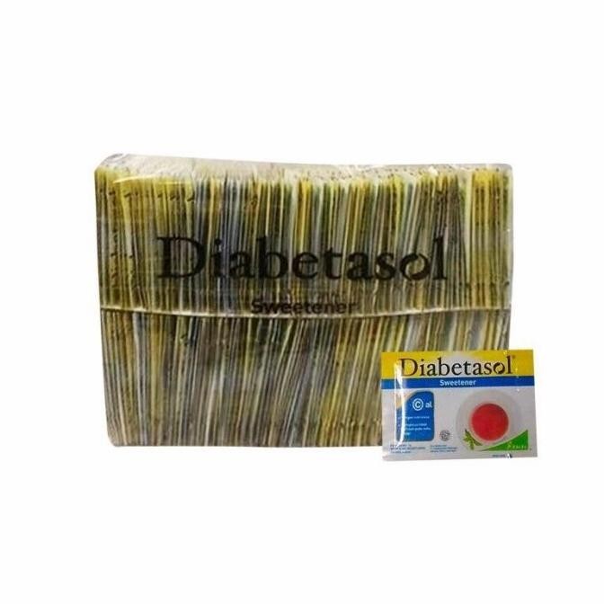 

NEW PRODUK SWEETENER DIABETASOL SACHET 200 GULA ORIGINAL (NOL KALORI) 1 PACK !!!!!