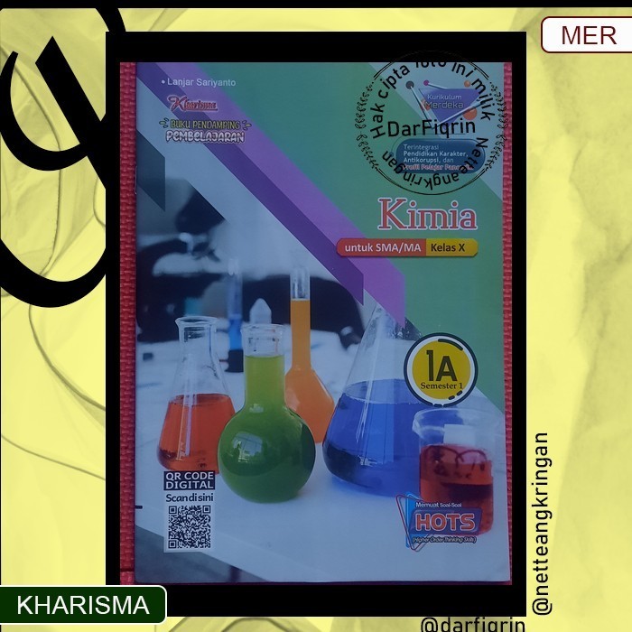 LKS Kimia Kelas 10 11 Semester 1 SMA/MA KURMER Kurikulum Merdeka-Kharisma-HOTS-Lanjar