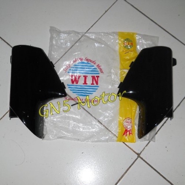 [+DUS] WIN - Cover Shock Depan F1ZR Hitam/FIZR/Vega R 2004 Lama (Tutup Fork)
