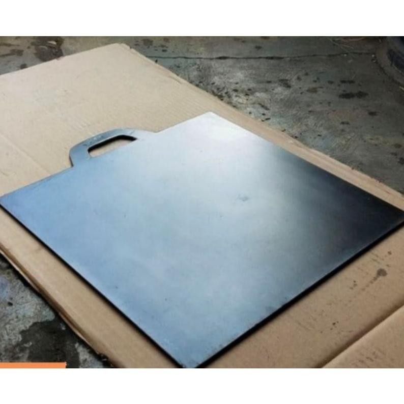 [PROMO] Wajan Kuali Persegi 30cm Plat Baja Panggangan Roti Burger Steak