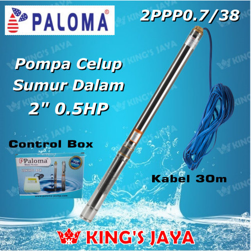 *:*:*:*:*] Pompa Satelit PALOMA 2PPP0.7/38 Submersible 2 Inch 0.5 Hp
