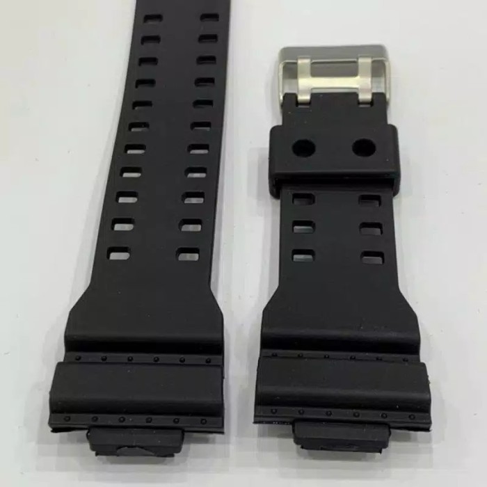 STRAP TALI JAM TANGAN G SHOCK GA-100 / GA-110 / GA-120 / GA-140 HITAM HARGA KHUSUS
