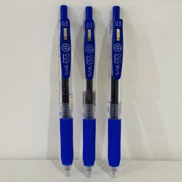 

PULPEN ZEBRA SARASA CLIP 0,5 MM ( TINTA BIRU ) / 1 BOX ISI 12 PCS Import