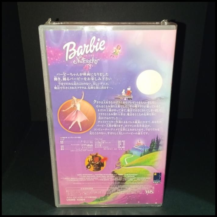 DISKON VHS BARBIE NUTCRACKER CLARA KASET FILM