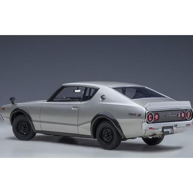 1/18 Autoart Nissan Skyline 2000 Gtr Kpgc Silver White Kenmeri Diecast