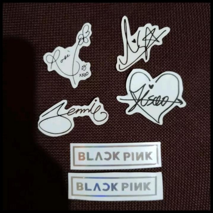 

TERBARU STICKER BLACKPINK SIGNATURE TRANSPARENT TTD BLACKPINK