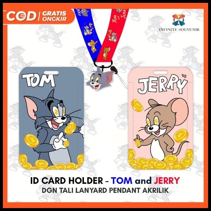 

DISKON [N003] TOM AND JERRY / NAME TAG CARD HOLDER MOTIF KARAKTER TOM & JERRY