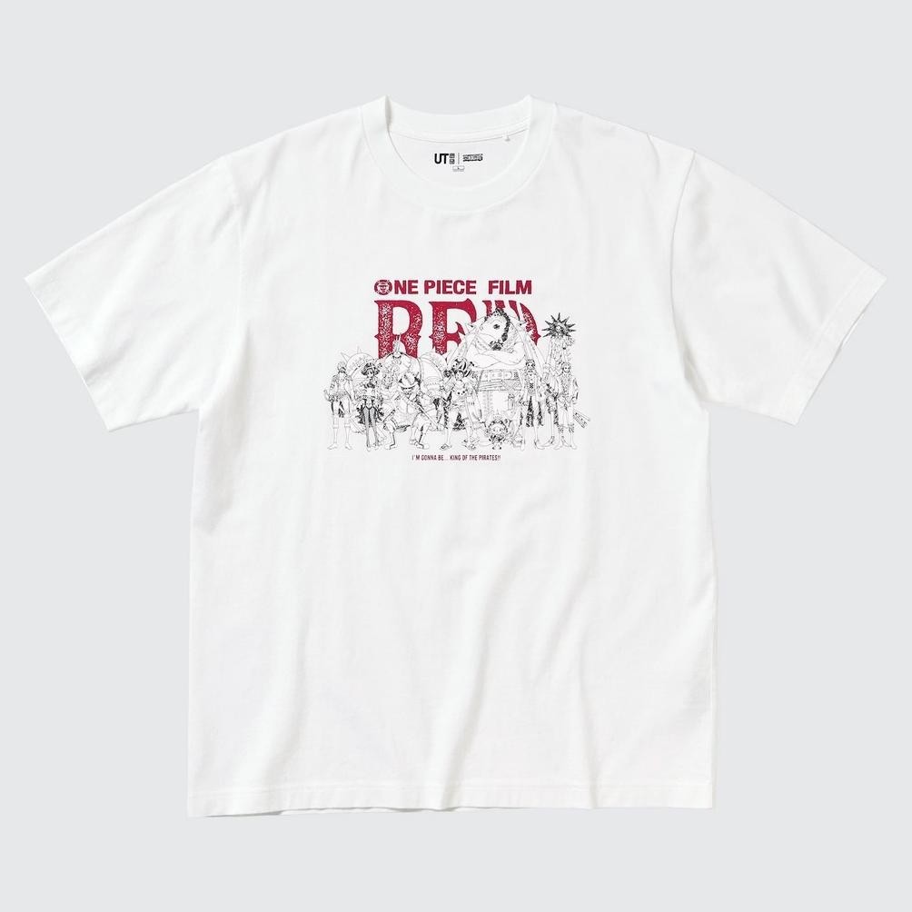 Diskon Kaos V4 Uniqlo X One Piece Film Red (Ut) Manga Original Kaos Anime Uniqlo X One Piece 2021 Li