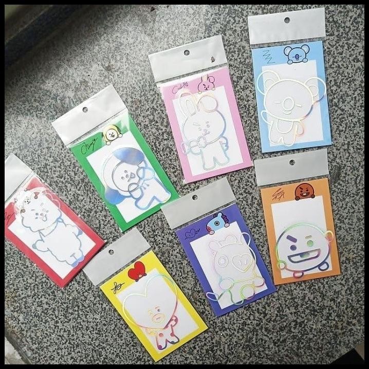 

HOT DEAL STIKER HOLOGRAM BT21