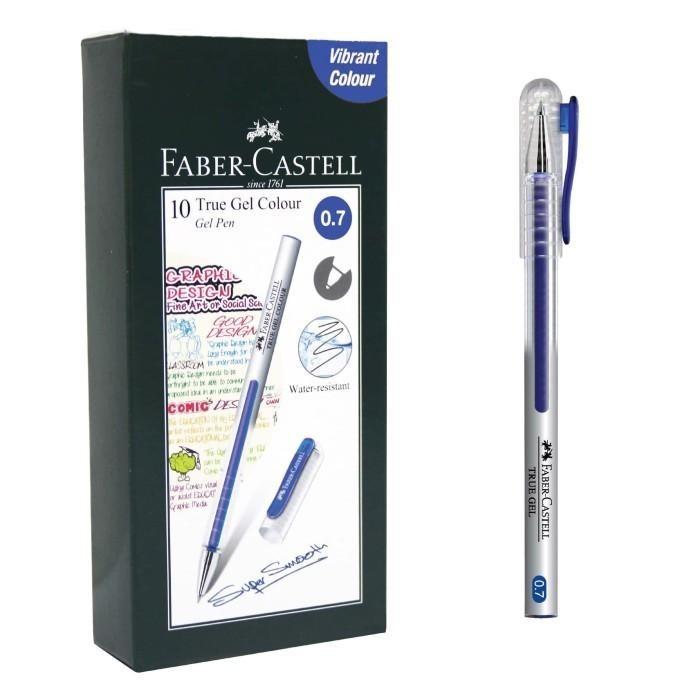 

Faber-Castell True Gel Pen -- Midnight Blue Ink 0.7 mm Import