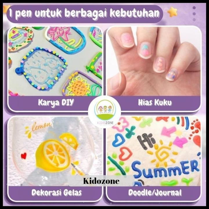 

TERBARU PULPEN GEL 3D PULPEN WARNA TIMBUL GEL PEN JELLY GEL PEN ST0109 !!!