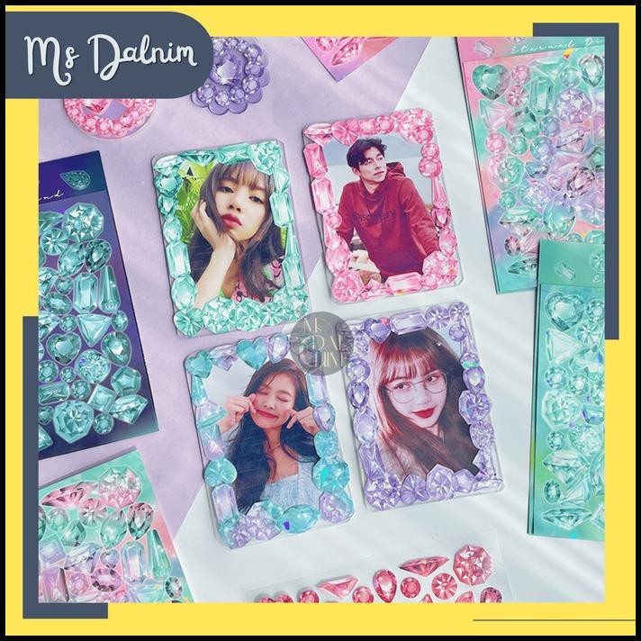 

HOT DEAL STIKER ETERNAL DIAMOND BERLIAN KOREA PVC GLITTER JOURNAL STICKER ST108 !!!!