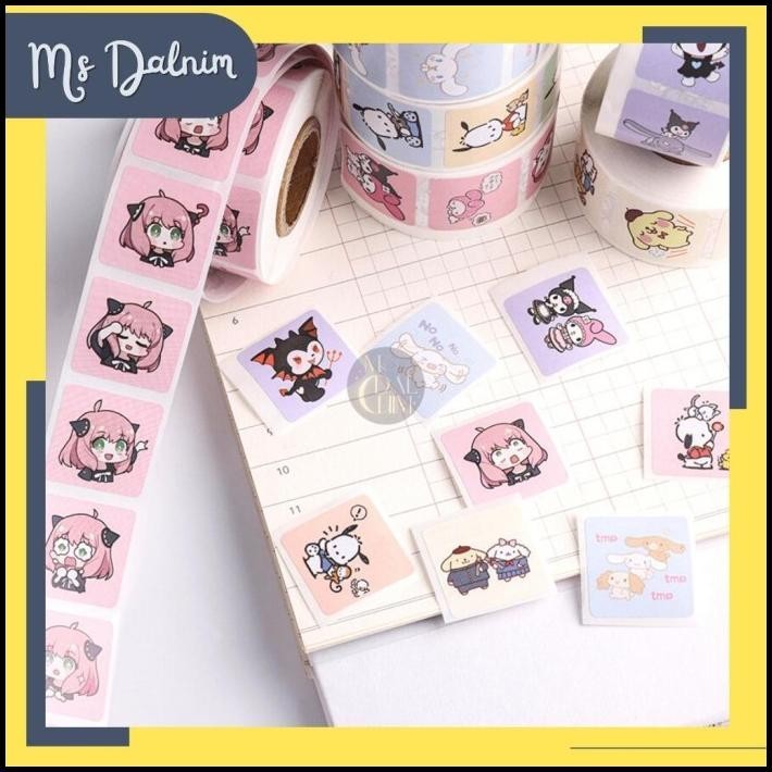 

DISKON STIKER ROLL 500PC SANRIO REWARD ANAK AESTHETIC STICKER DEKORASI JURNAL !!!!!!