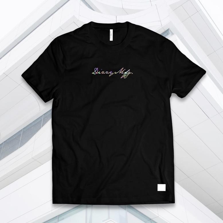 Diskon Dizzy T-Shirt Kaos Notera Hologram Black