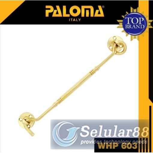 

Paloma WHP603 Window Hook 10inch Penahan Jendela Hak Angin Brass Gold