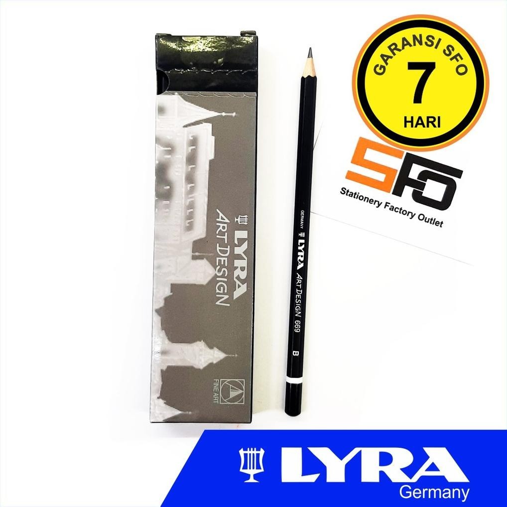 

Pensil Lyra Art Design 669 B - Graphite Pencil B