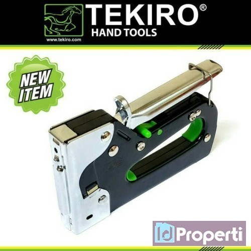 

Tekiro GT-SG1672 Staple Gun Tacker 6-14mm 3in1 Steples Tembak Jok ORI