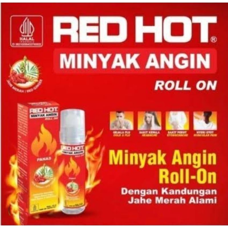 RED HOT minyak angin jahe merah 10ml