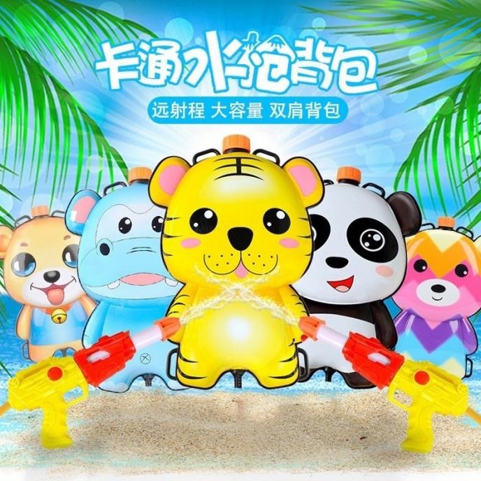Tembakan Air Ransel Tas Pistol Air Karakter - Water Gun Bac