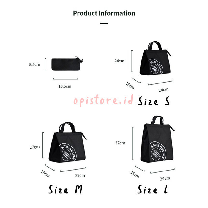Tas Bekal Makan Makanan Siang Tahan Panas Tas Pendingin Makanan Besar