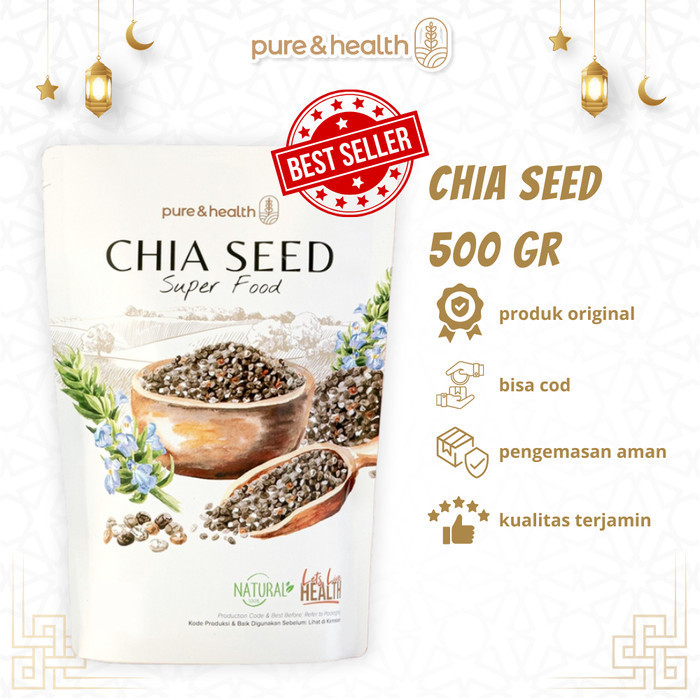 

Biji Chia Seed 500G Organik Bla Chiaseed Natural Food