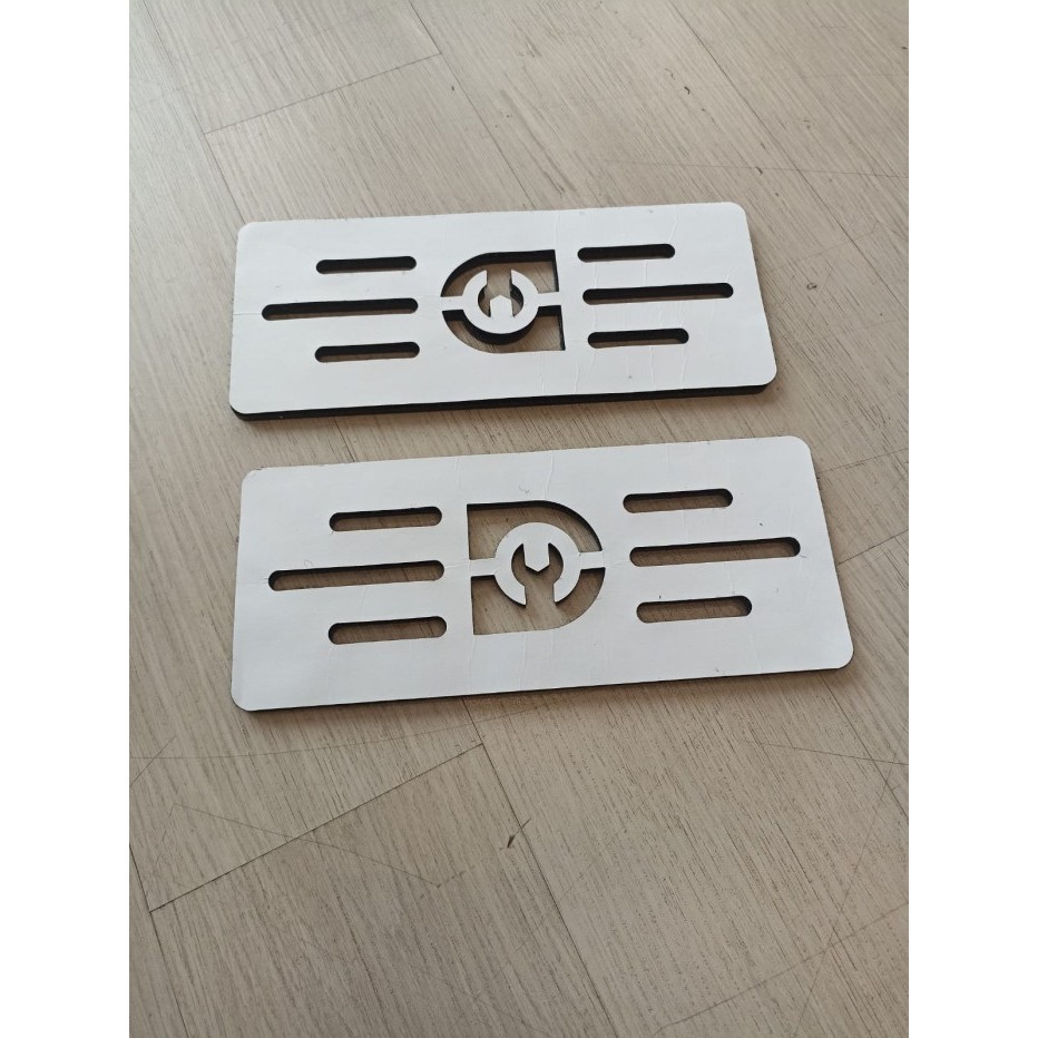 Frameless Plate Holder Plat Motor/Tatakan Plat Motor Akrilik - By Domo