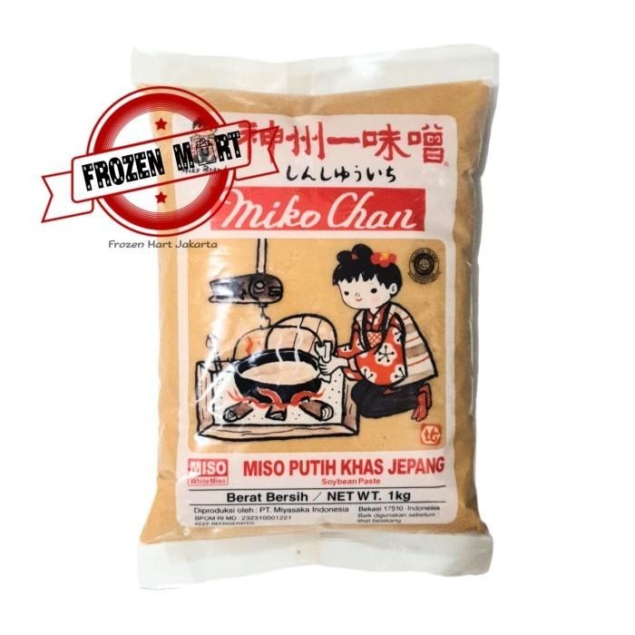 

MIKO BRAND Mikochan White Miso / Tauco Miso Putih Khas Jepang 1Kg Kualitas Terbaik