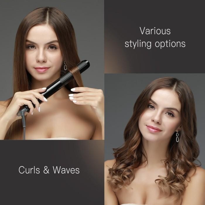 K-Skin Cordless Catokan Rambut Catokan Lurus Curly 2In1 Pelurus Rambut