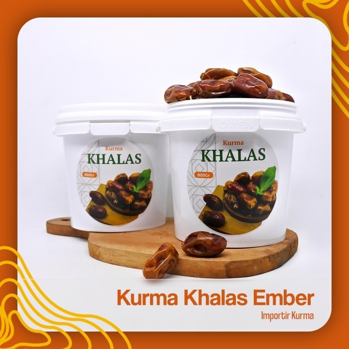 

] KURMA KHALAS 800Gram / KURMA KHALAS / KHOLAS / KURMA AL SAAD EMBER