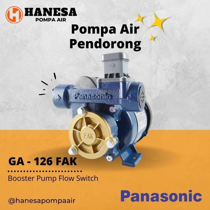 NEW Panasonic GA 126 FAK Pompa Pendorong Otomatis
