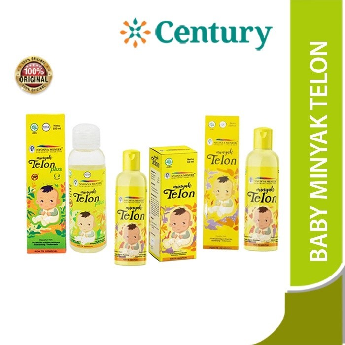 Nyonya Meneer Minyak Telon 100ml dan 60ml / Minyak Telon PLUS Citronella Nyonya Meneer 100ml