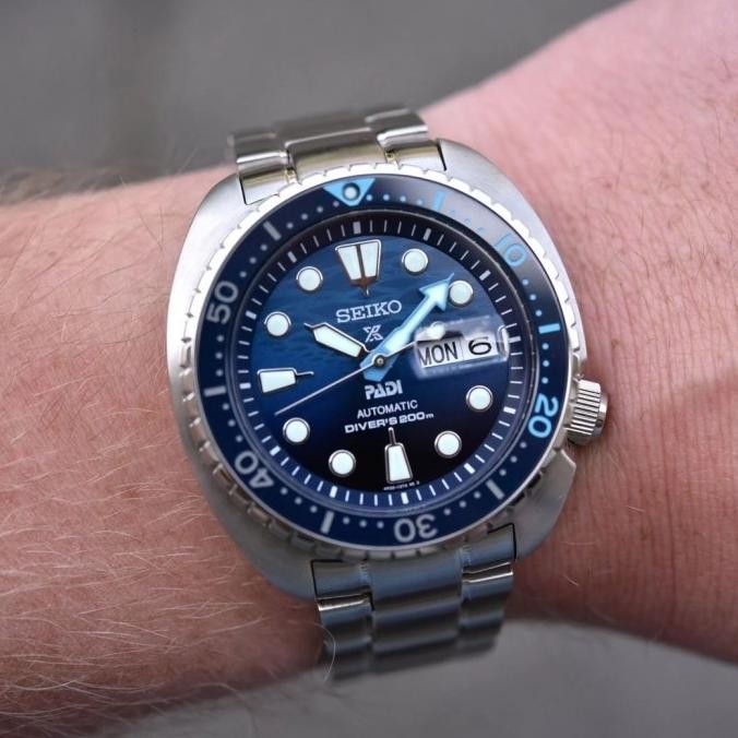Jam Tangan Pria Seiko Prospex Original Padi King Turtle SRPK01K1