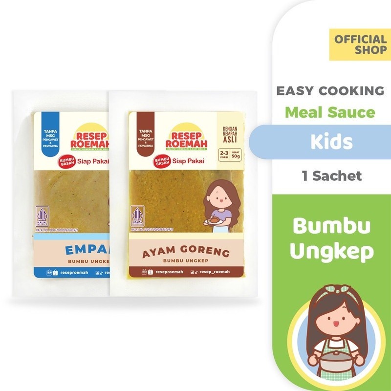 

RR Bumbu Ungkep / Bumbu Instan Anak / Kids Instant Seasoning Homemade / Bumbu Masak / No MSG