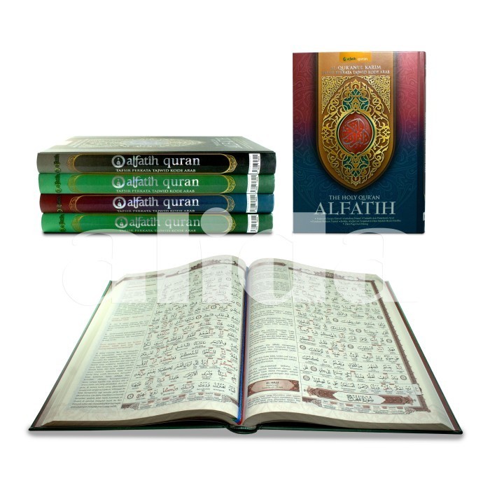 

Alquran Al Fatih besar A4, Al-Quran Tajwid Terjemah Per Kata Alfatih