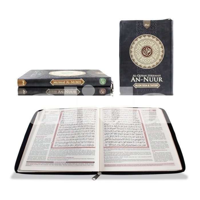 

Al-Quran Terjemah An-Nuur cover resleting uk Besar A4 Alquran An-Nur