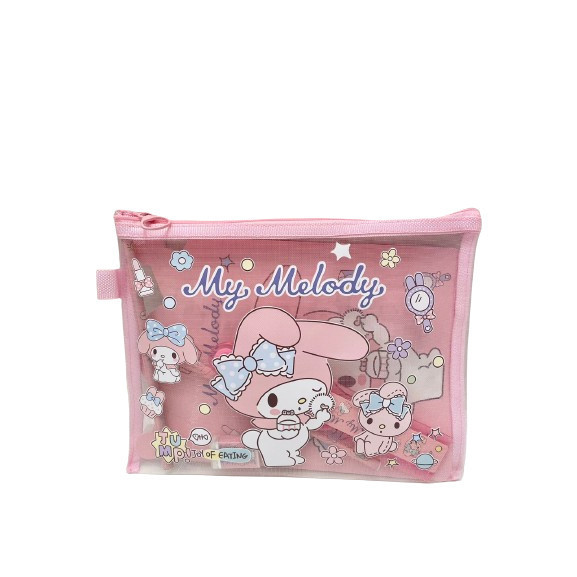 

Stationery set sanrio paket alat tulis buku melody kuromi cinnamoroll