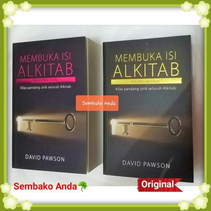 

Membuka Isi Alkitab. Paket Buku. David Pawson. Unlocking The Bible.