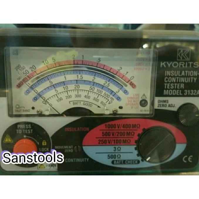 Insulation Tester Analog / Insulation Tester Kyoritsu 3132A