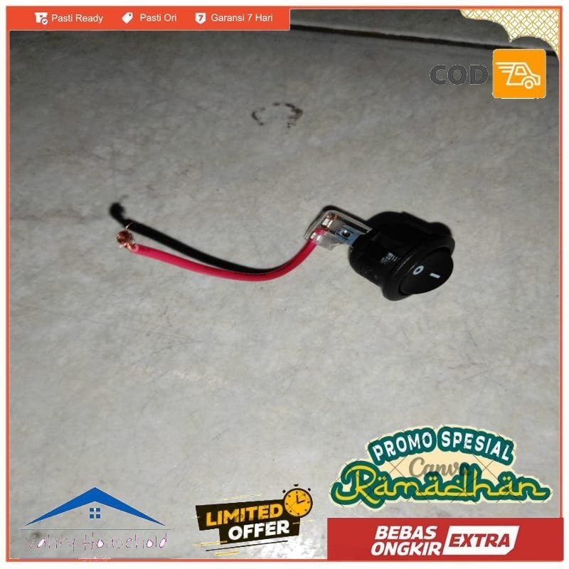 SAKLAR POWER DENPOO VACUUM CLEANER HRV8009 HRV 8009 ORI