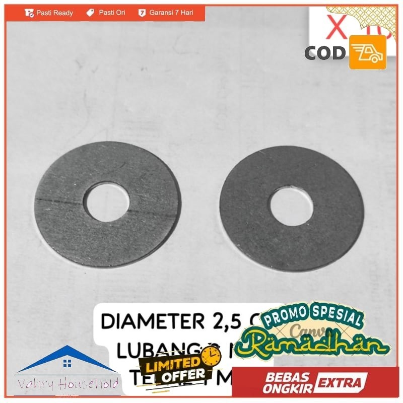 BAUT MUR RING WAVE BESI VACUUM CLEANER BOLDE SUPER HOOVER CYCLONE ORI - RING BESI 10 PCS