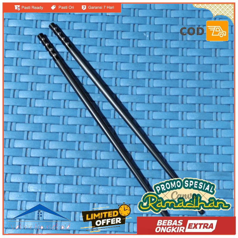 SUMPIT 25CM CHOPSTICK MIE MAKANAN HOKBEN - HITAM