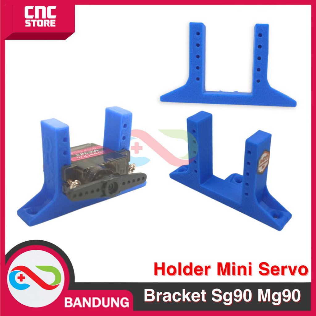 Bracket Servo MG90 SG90 Vertikal Dudukan Mini Servo Holder
