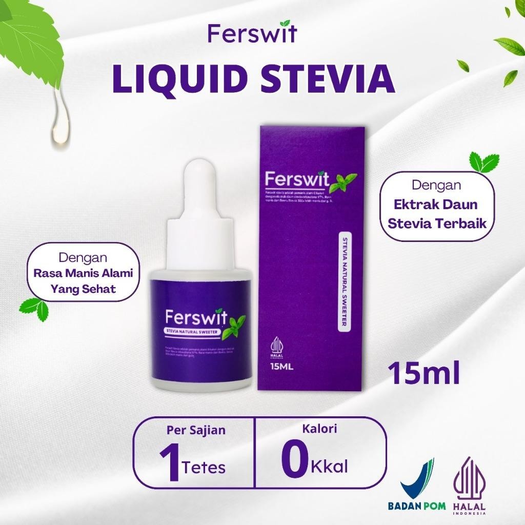 

Ferswit Stevia Pengganti Gula Alami Kualitas Terbaik