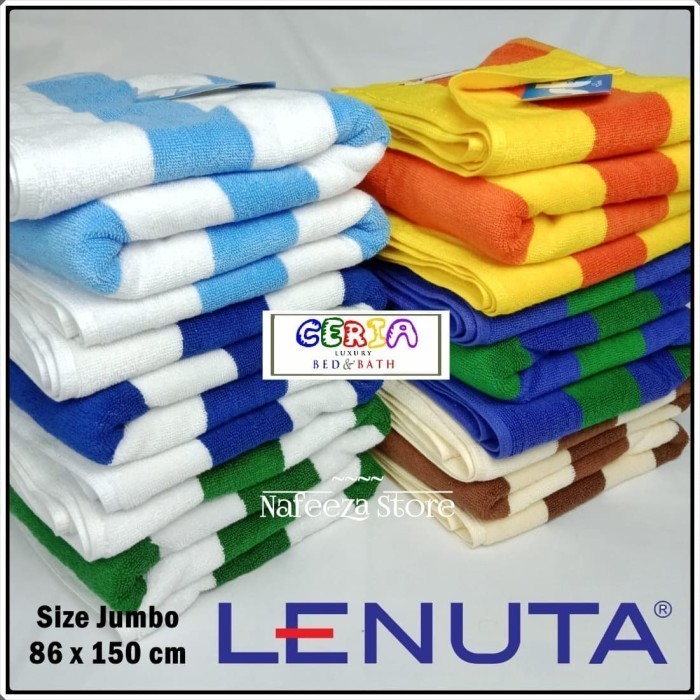 Pool Towel Handuk Pantai Jumbo Hotel Nst By Lenuta Stripe Size 86X150